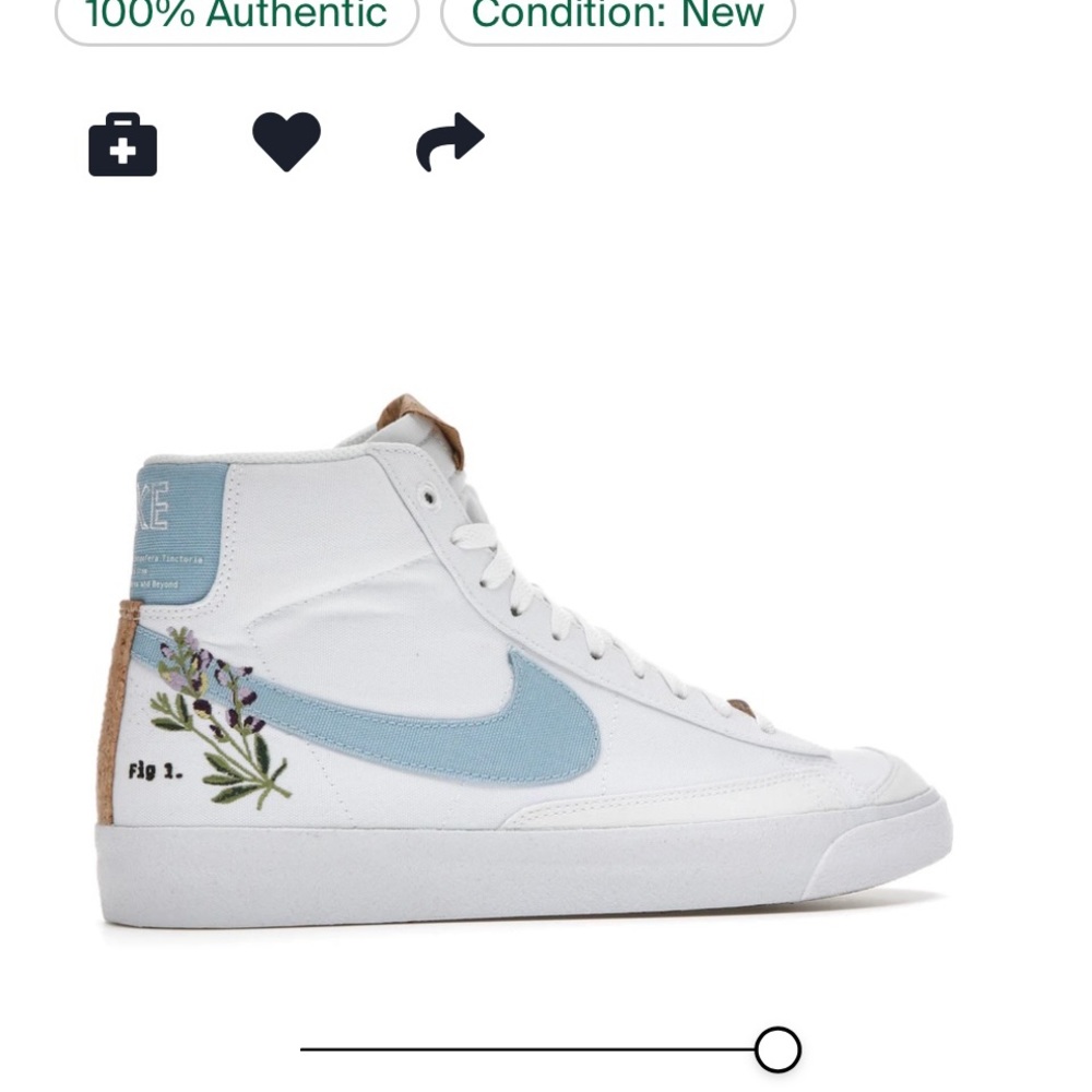 COPY - The Nike Blazer Mid 77 White Indigo size 11